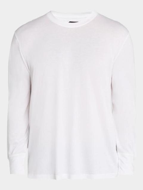 TOM FORD Men's Lyocell and Cotton Long-Sleeve T-Shirt