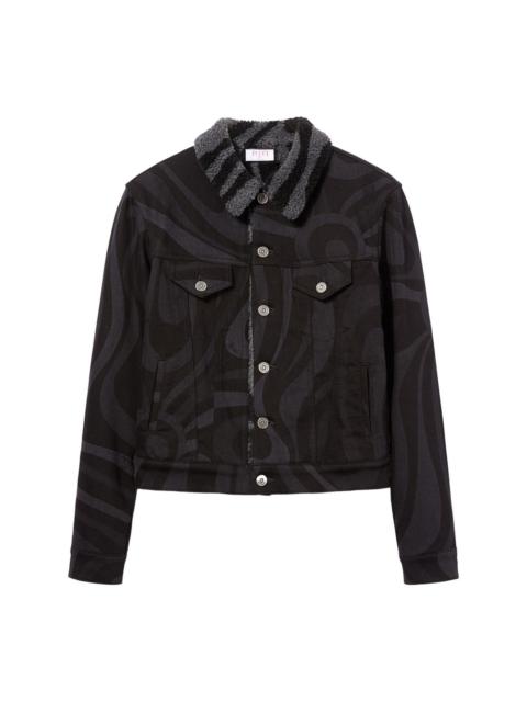 PUCCI Marmo-print denim jacket