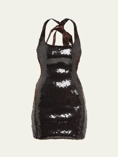 16ARLINGTON Syre Sequined Mini Dress
