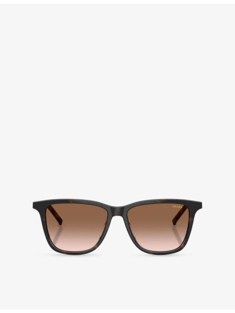 Prada PR D18SD Square-Frame Acetate Sunglasses