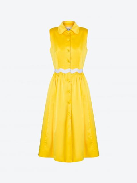 Moschino STRETCH SATIN SHIRT DRESS