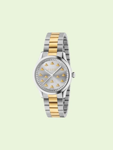 G-Timeless watch with bees, 32 mm