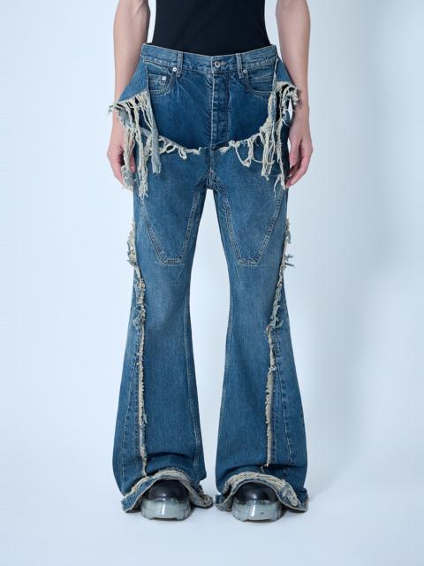 Rick Owens DRKSHDW Slivered Bootcut Jeans