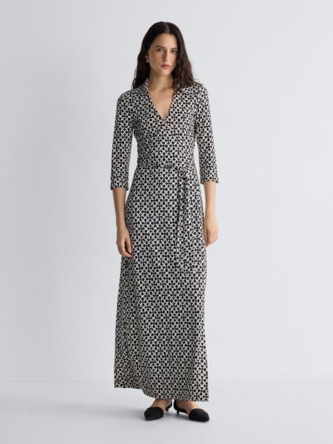 DIANE VON FURSTENBERG New Abigail Silk Jersey Wrap Dress