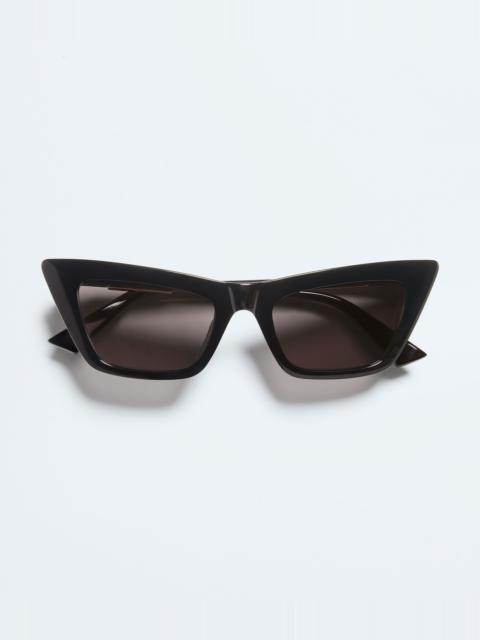 Bottega Veneta Snap Cat Eye Sunglasses