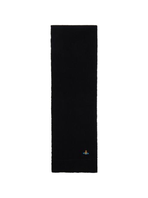 Vivienne Westwood Black Cashmere Scarf