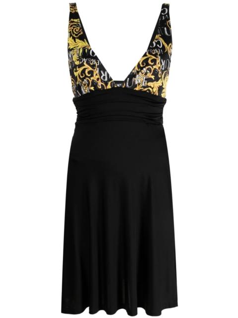 VERSACE JEANS COUTURE logo-print minidress
