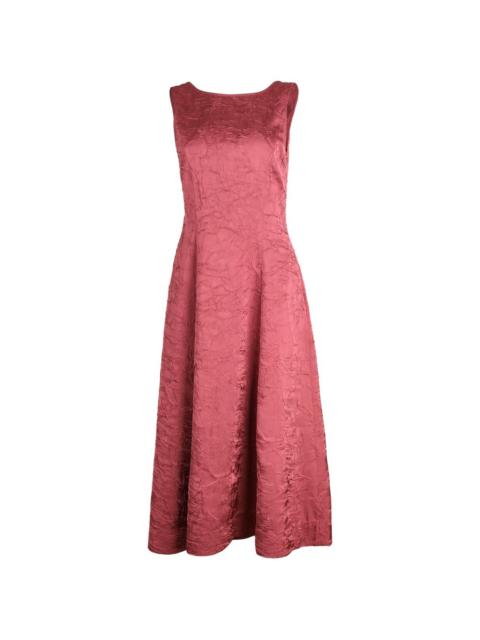 ULLA JOHNSON Georgia crinkled midi dress