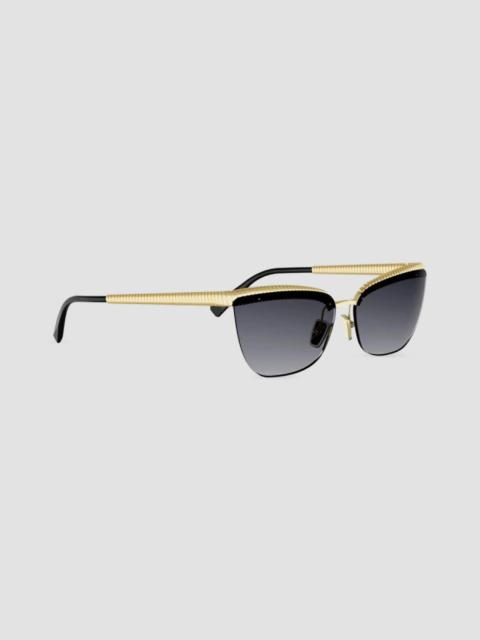 BVLGARI Women's Tubogas 61MM Cat-Eye Sunglasses - Gold Grey