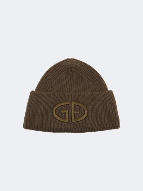 GOLDBERGH Valerie embroidered ribbed-knit beanie