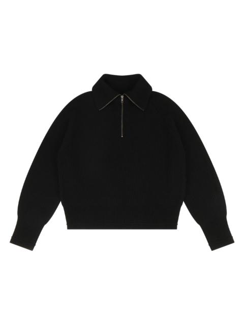 entire studios BLIMP QUARTER ZIP BLACK