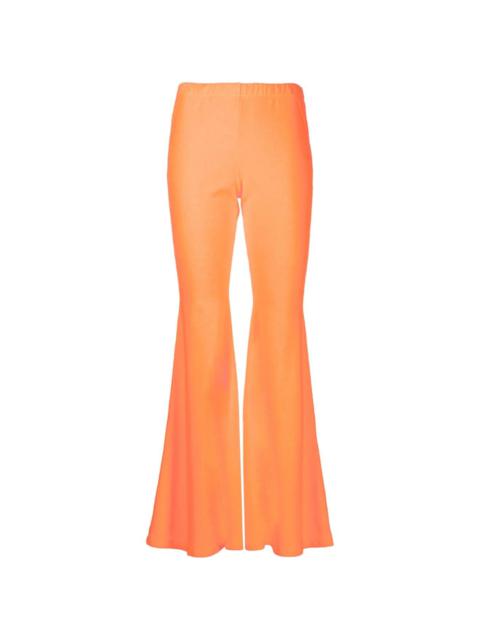 ERL high-waisted flared trousers