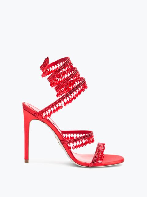 RENE CAOVILLA CHANDELIER RED SANDAL 105
