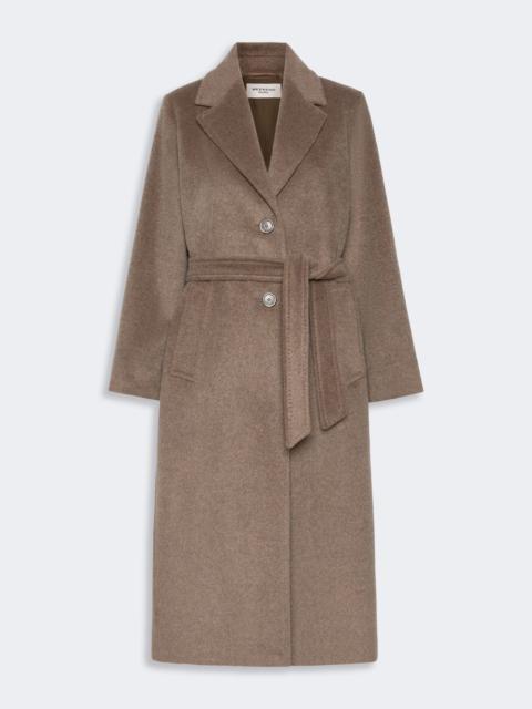 WEEKEND Max Mara BRONTE Wool and alpaca teddy long coat - MARRON GLACE'