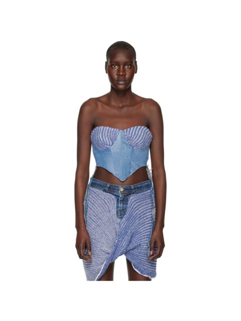 ■ANDERSSON BELL■ Nora Detachable Denim Top atb1120wCOATED Designer fashion, Seoul-fully created | W Concept