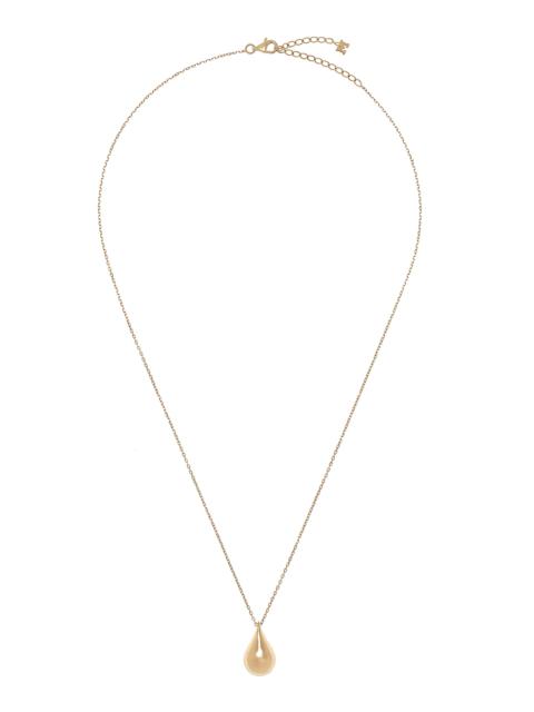 MATEO Water Droplet 14K Yellow Gold Necklace gold