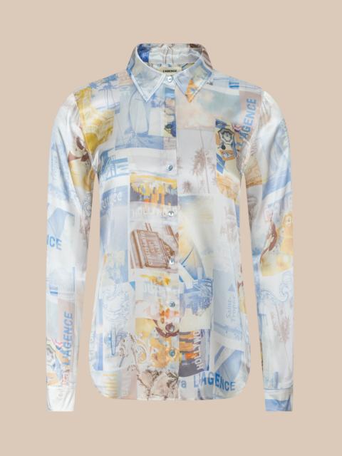 L'AGENCE Tyler Silk Blouse