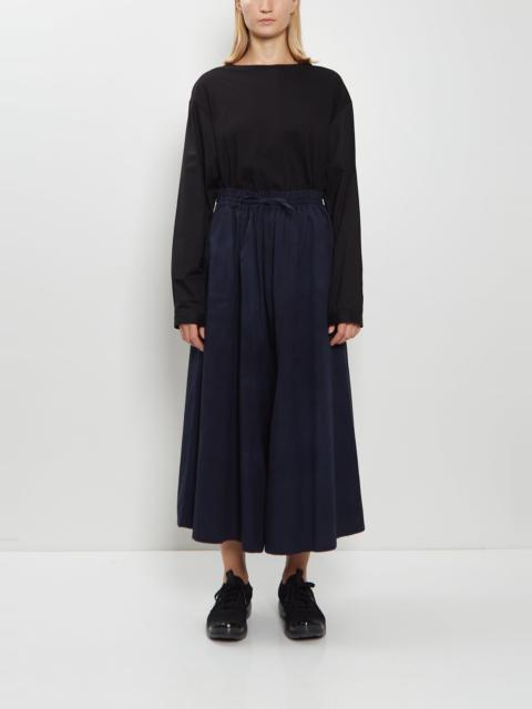 Y's Cotton Wool Gathered Pants