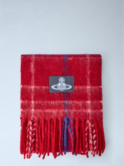 Vivienne Westwood Checked Wool Scarf