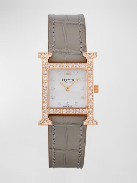 Hermès Heure H Watch, Small Model, 25 mm