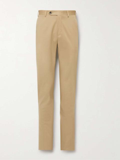 Canali Straight-Leg Cotton-Blend Suit Trousers