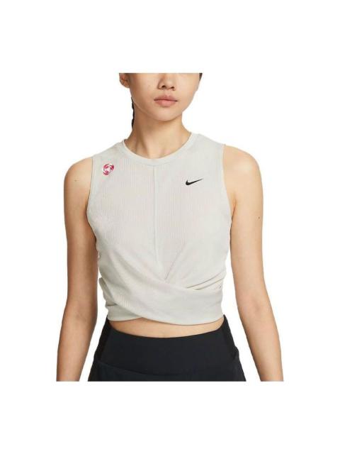 Nike (WMNS) Nike AS NK DF Tank Crop GCEL 'Beige' FQ0697-072