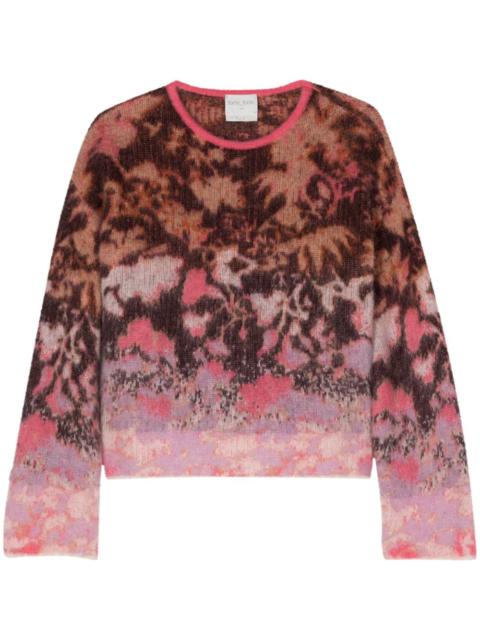forte_forte crew-neck jacquard jumper