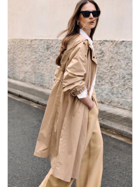 THE FOLD Eastleigh Water Repellent Hooded Mac