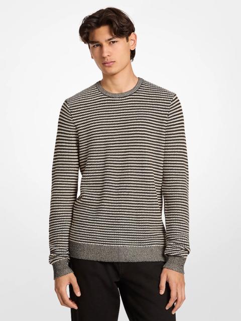 MICHAEL KORS Striped Knit Sweater