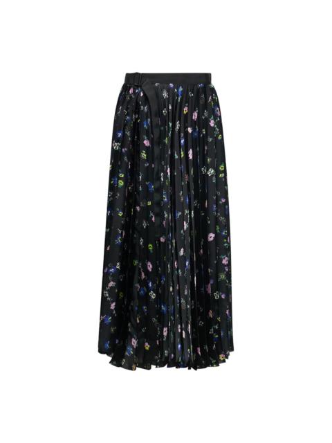 sacai Floral Print Skirt