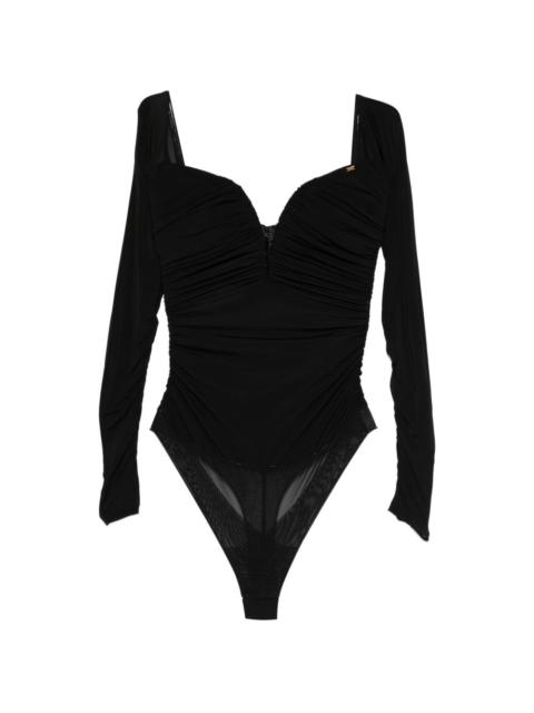 ELISABETTA FRANCHI ruched bodysuit