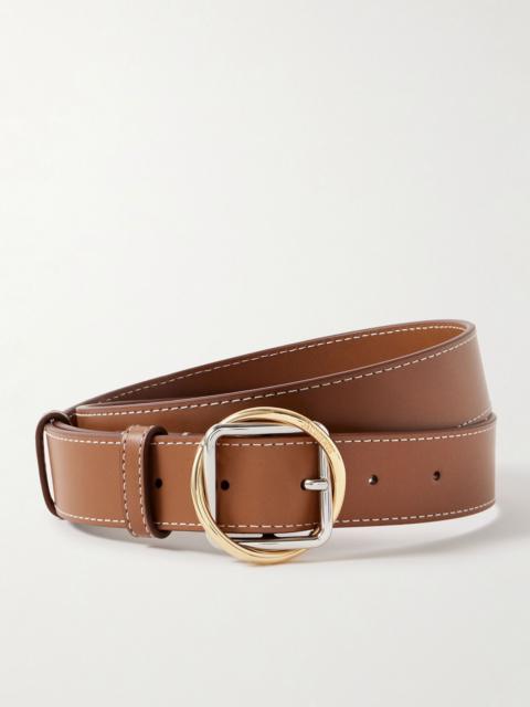 JACQUEMUS The Salon leather belt Light brown