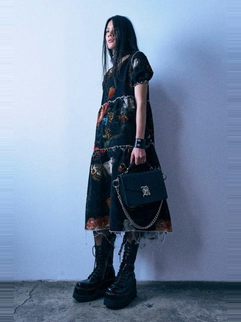 R13 Shredded Relaxed Midi