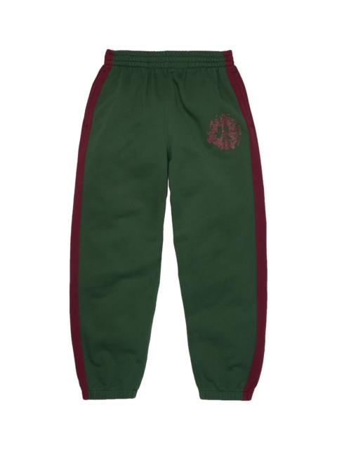 DENIM TEARS Denim U Paneled Sweatpants "Green" DT909