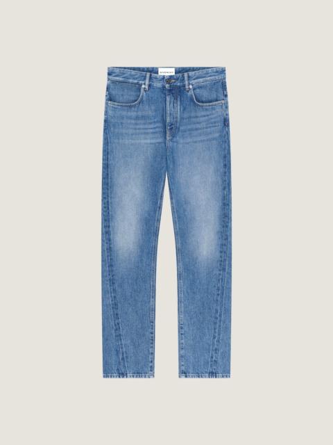 Givenchy COUTURE SEAM STRAIGHT FIT SHADOW WASHED JEANS