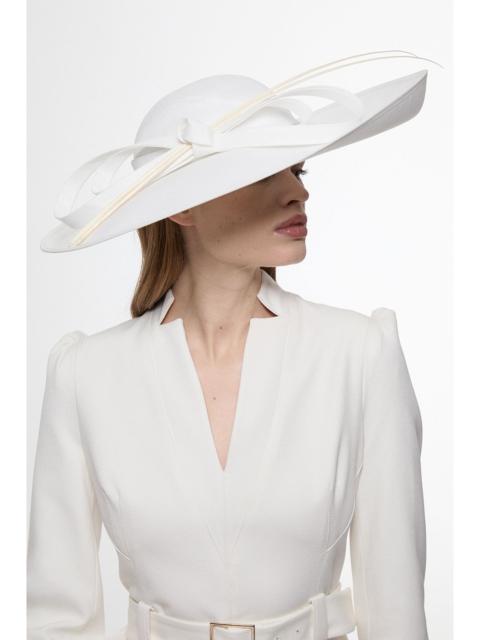 KAREN MILLEN Quill Bow Detailed Disk Fascinator