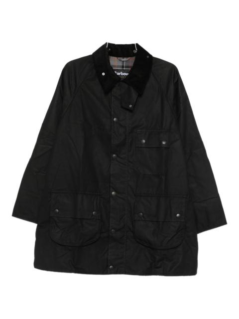 Barbour corduroy-collar coat