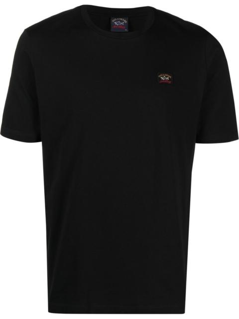 Paul & Shark logo-patch cotton T-shirt