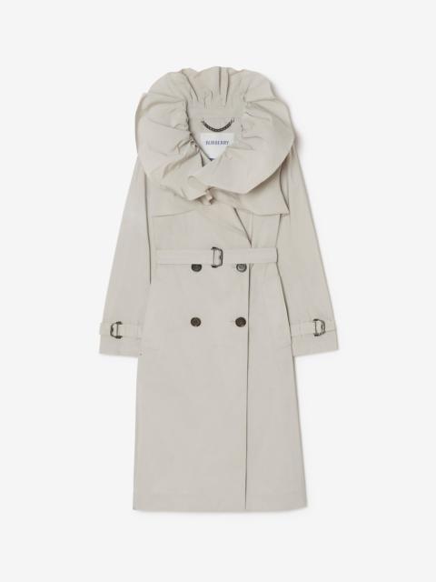 Burberry Long Faille Clare Trench Coat