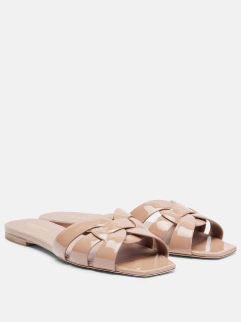 SAINT LAURENT Patent leather sandals