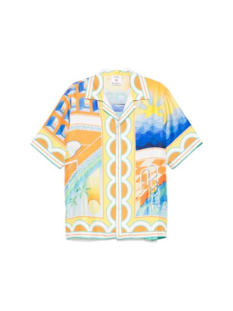CASABLANCA Surreal Pool shirt