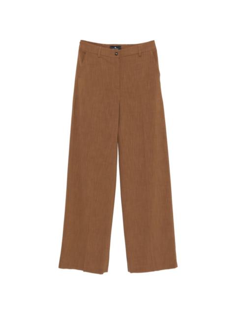 Etro front-seam trousers