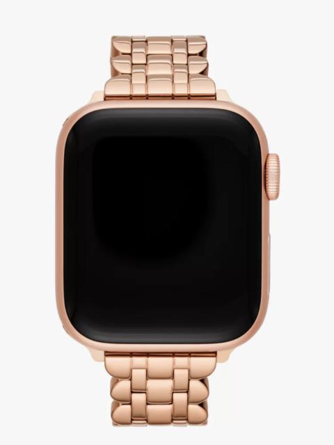 kate spade Rose Gold-tone Scallop Link Stainless Steel Bracelet 42/44/45mm Band For Apple Watch®