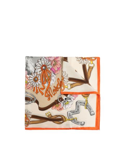 Moschino logo-detail scarf