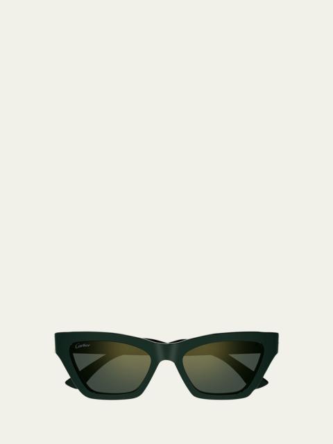 Logo Acetate Cat-Eye Sunglasses