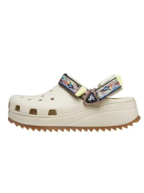 crocs Crocs Classic Hiker Ikat Clogs 'White Tan' 208052-2YC