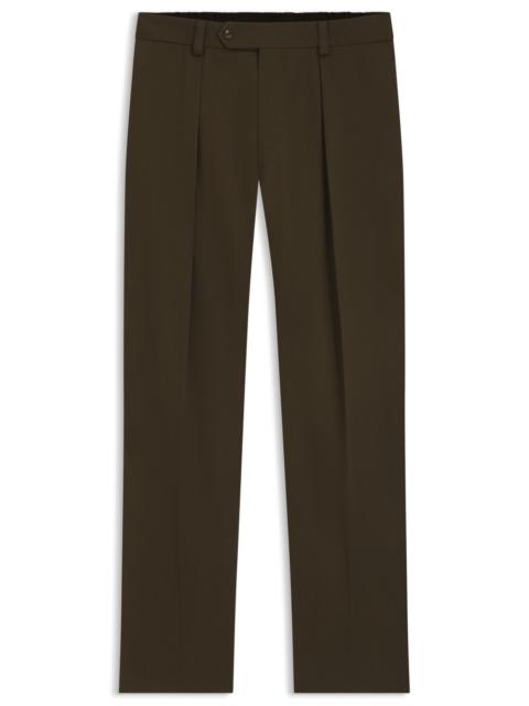 BOSS BECKHAM X BOSS MICRO-PATTERNED TROUSERS IN COTTON