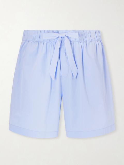 TEKLA Straight-Leg Organic Cotton-Poplin Shorts