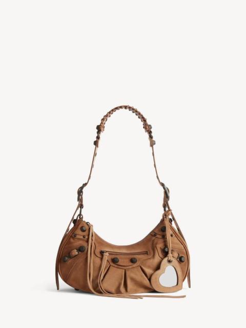 BALENCIAGA Women's Le Cagole Shoulder Bag Small in Camel