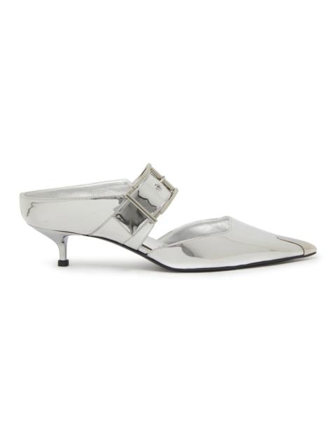 Alexander McQueen Punk 40mm mirrored mules